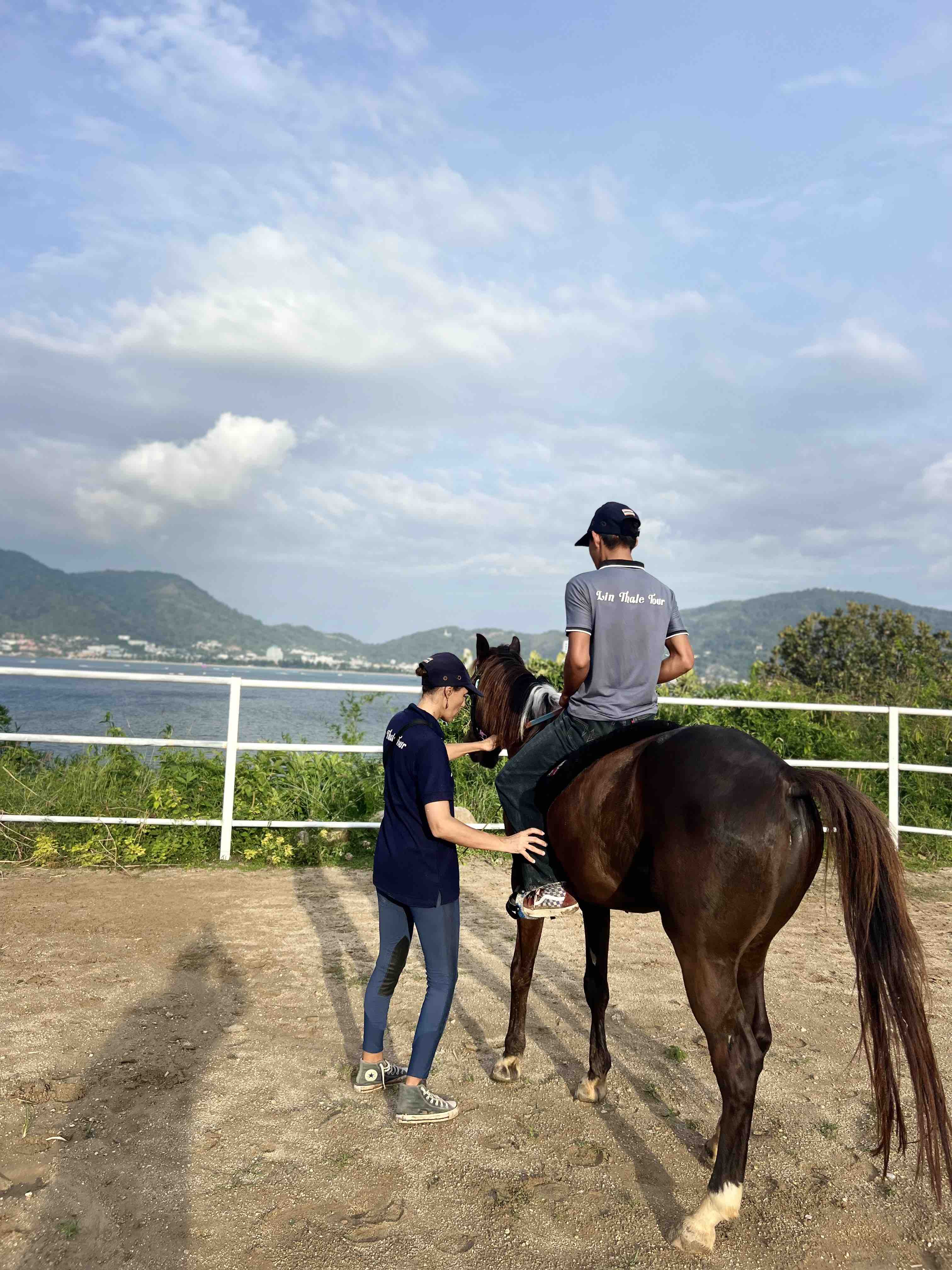 Focus on the horse and yourself